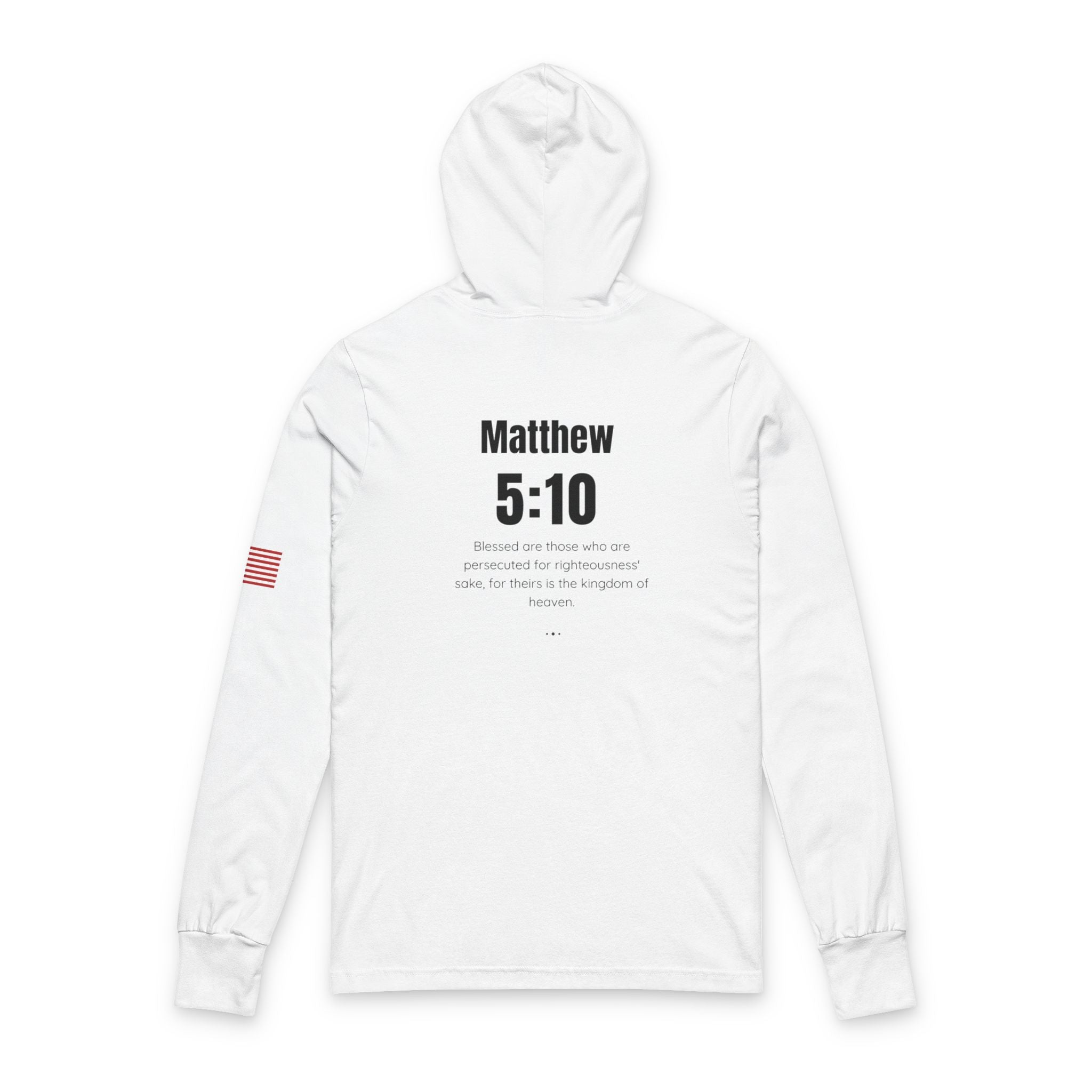 Unisex Hooded Long Sleeve Tee