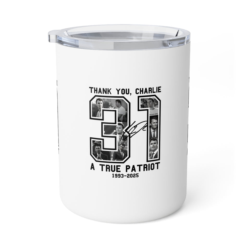 Personalized Insulated Coffee Mug, 10oz - Tribute Gift for Patriots, Ideal for Veterans Day, Memorial Day, Personalized Keepsake, [...]