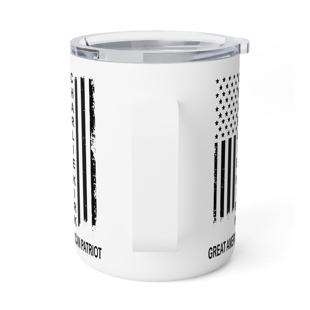 Patriotic Insulated Coffee Mug, 10oz - Great American Patriot, Unique Gift, Campaign Mug, Daily Coffee Companion, Perfect for Patriots