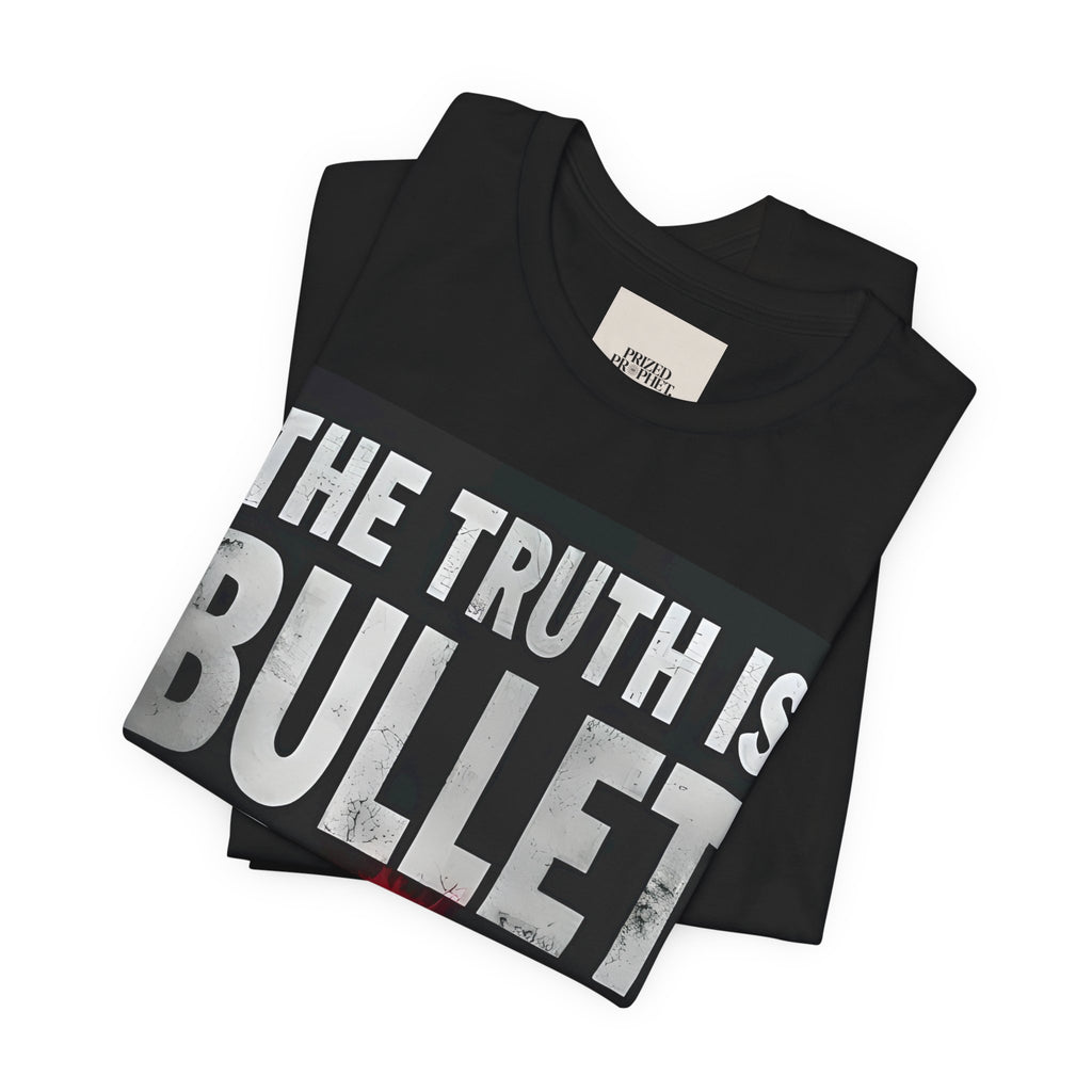 Bulletproof Truth Tee | Unisex Short Sleeve Shirt, Graphic Tee, Military Style, Patriotic Apparel, Gift for Veterans