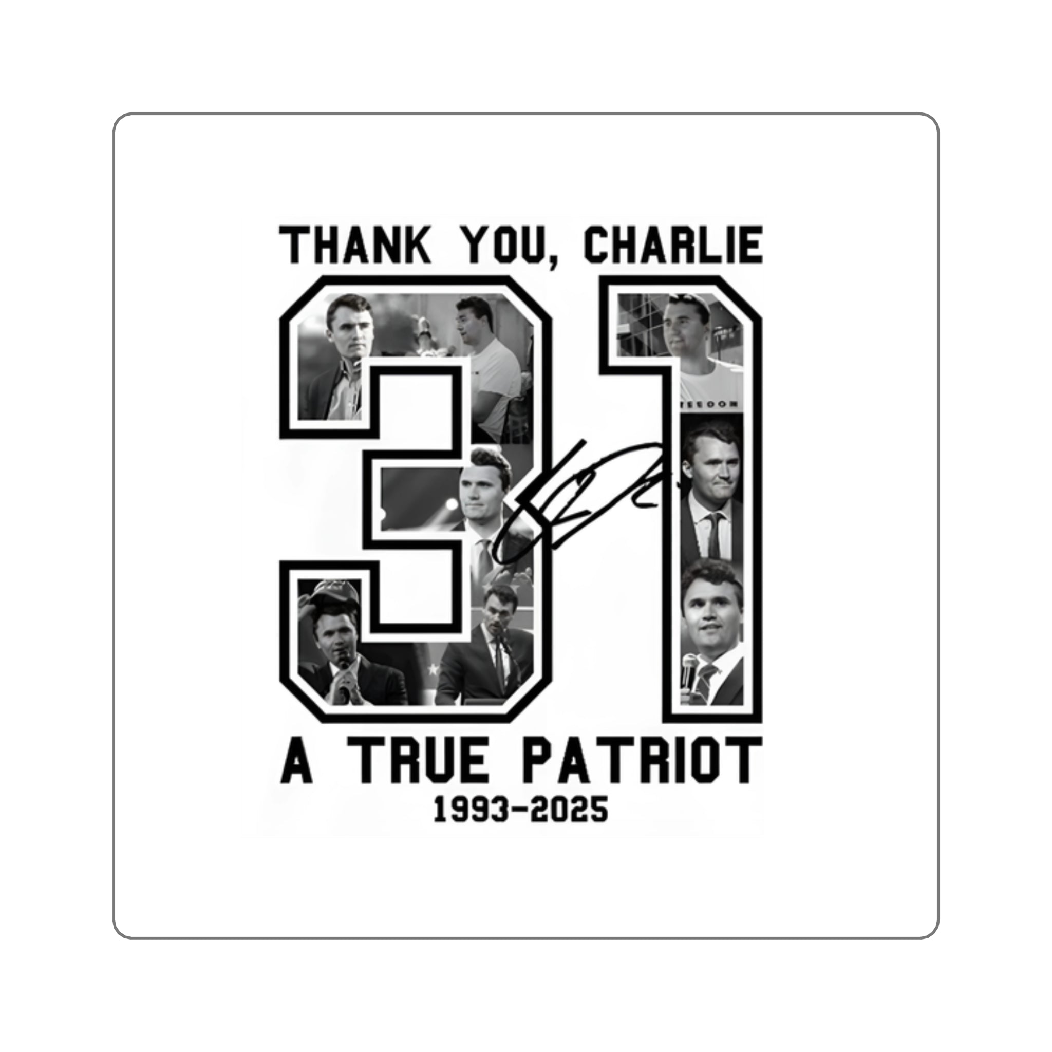 Square Stickers for Tributes and Remembrance, Customizable Gift for Patriots, Memorial Tributes, Personalized Stickers, Commemorative [...]
