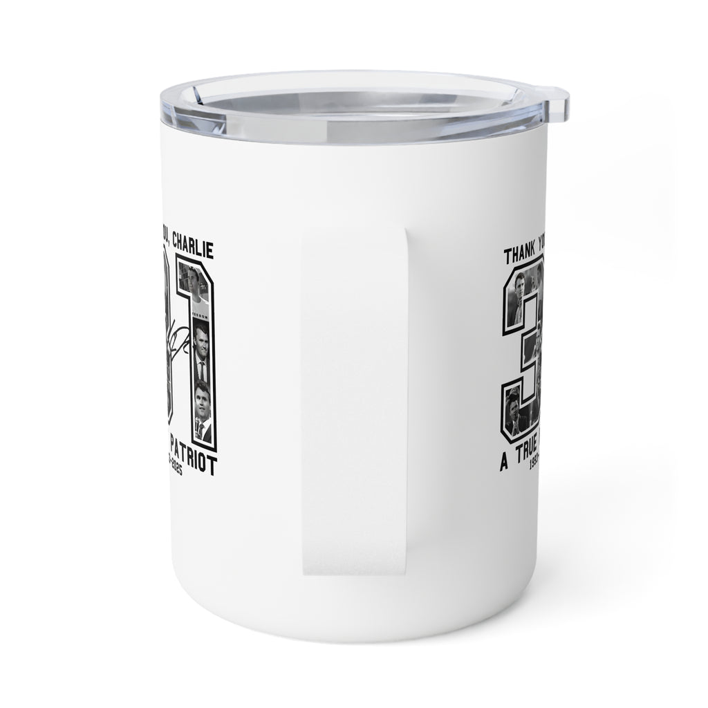 Personalized Insulated Coffee Mug, 10oz - Tribute Gift for Patriots, Ideal for Veterans Day, Memorial Day, Personalized Keepsake, [...]