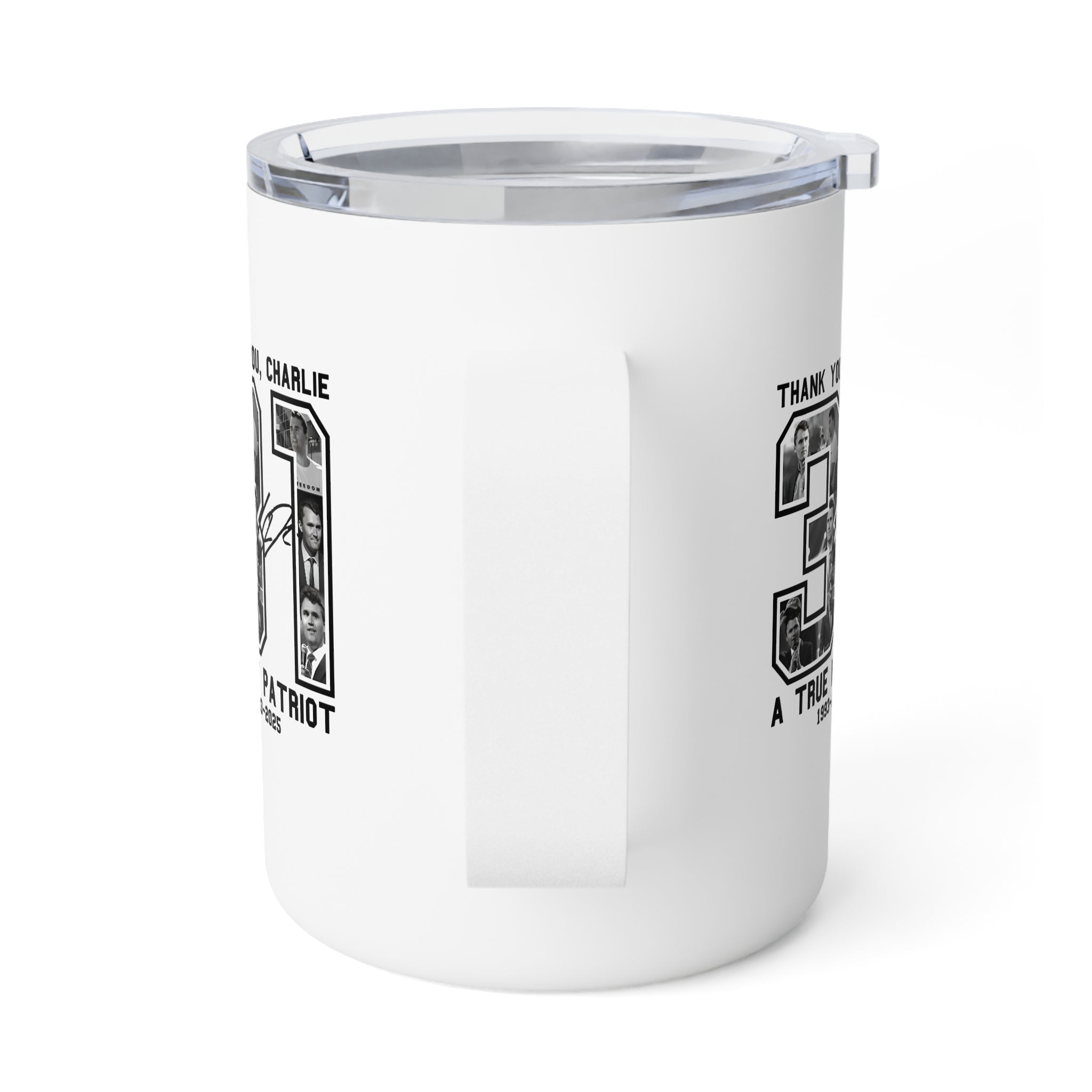Personalized Insulated Coffee Mug, 10oz - Tribute Gift for Patriots, Ideal for Veterans Day, Memorial Day, Personalized Keepsake, [...]