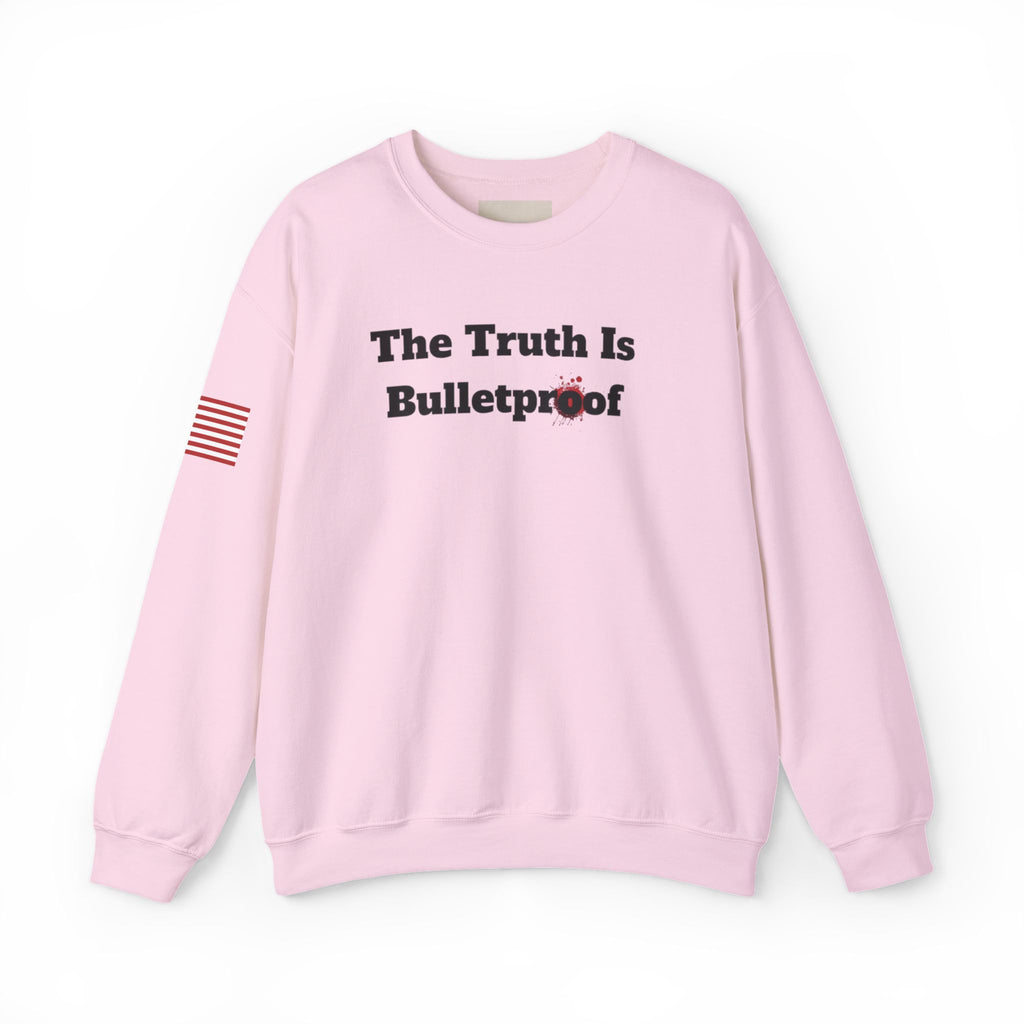 Patriotic Motivational Crewneck Sweatshirt, Comfortable Unisex Pullover, Inspirational Gift, USA Flag Apparel, Stylish Everyday Wear