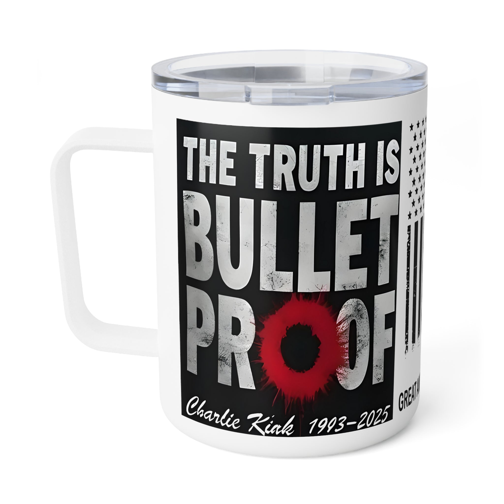 Patriotic Insulated Coffee Mug, 10oz - Great American Patriot Design - Gift for Veterans, Independence Day, 4th of July, Coffee [...]